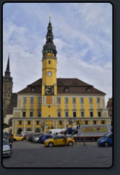 Blick von der Inneren Lauenstrae auf das Rathaus