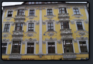 Restaurierte Fassade in der Reichenstrae