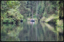 Kahnfahrt auf der oberen Schleuse