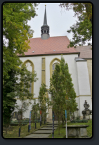 Die Kreutzkirche, in der das groe Fastentuch zu sehen ist