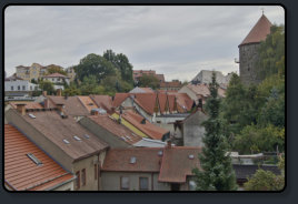 Blick ber die Gerberstrae zur Gerberbastei