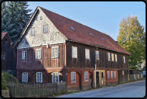 Umgebindehaus mit Schiefergiebel