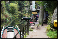 Ausgangspunkt zur Kahnfahrt auf der oberen Schleuse