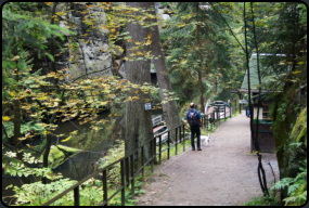 Ausgangspunkt zur Kahnfahrt auf der oberen Schleuse