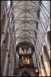 Orgel und Deckengewlbe in der St.-Marien-Kirche