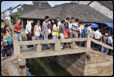 Die "Yongan Brcke", eine der Twin Bridges