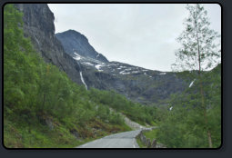 Die Reichsstrae 63 in Richtung Trollstigen