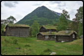 Alte Bauenhuser im Freilichtmuseum Loms-Hof