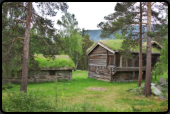 Alte Bauenhuser im Freilichtmuseum Loms-Hof