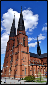 Auenansicht vom Dom zu Uppsala