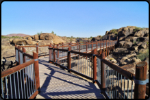 Walkway zum Wasserfall