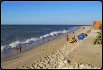 Badestrand an der Atlantikkste